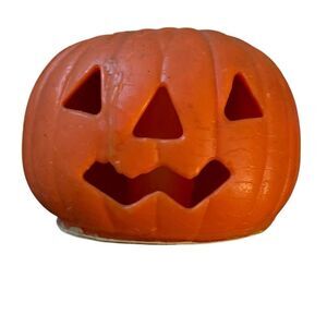 Vintage Jack-o-lantern JOL GURLEY Halloween candle MCM Vtg